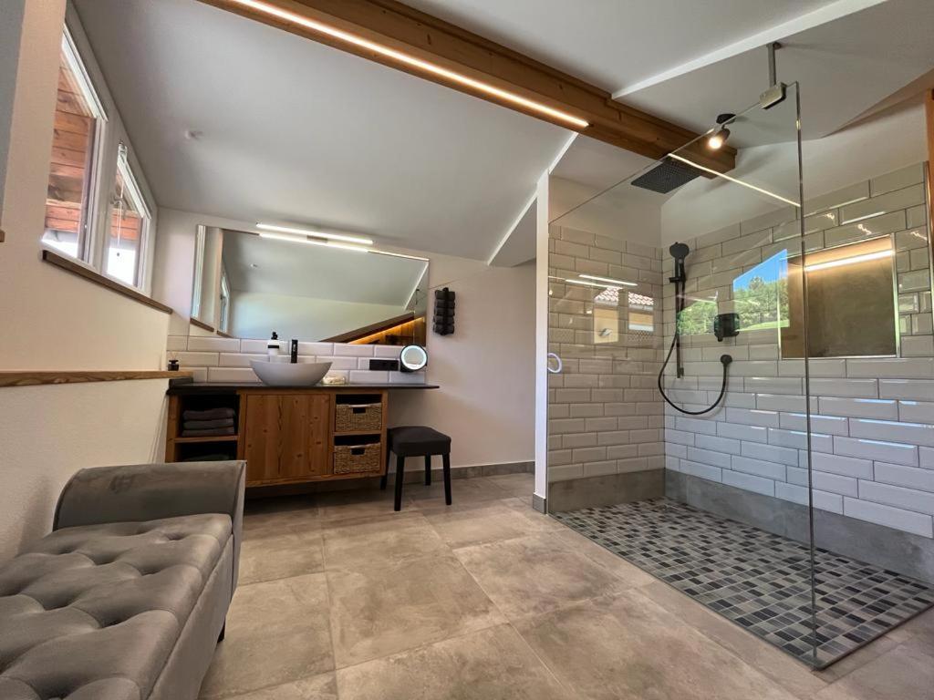 Bauernhof-Loft Edtgut Apartment Guggenthal Luaran gambar